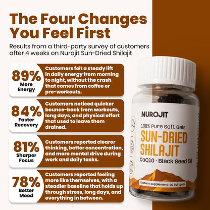 Sun-Dried Shilajit Soft Gel