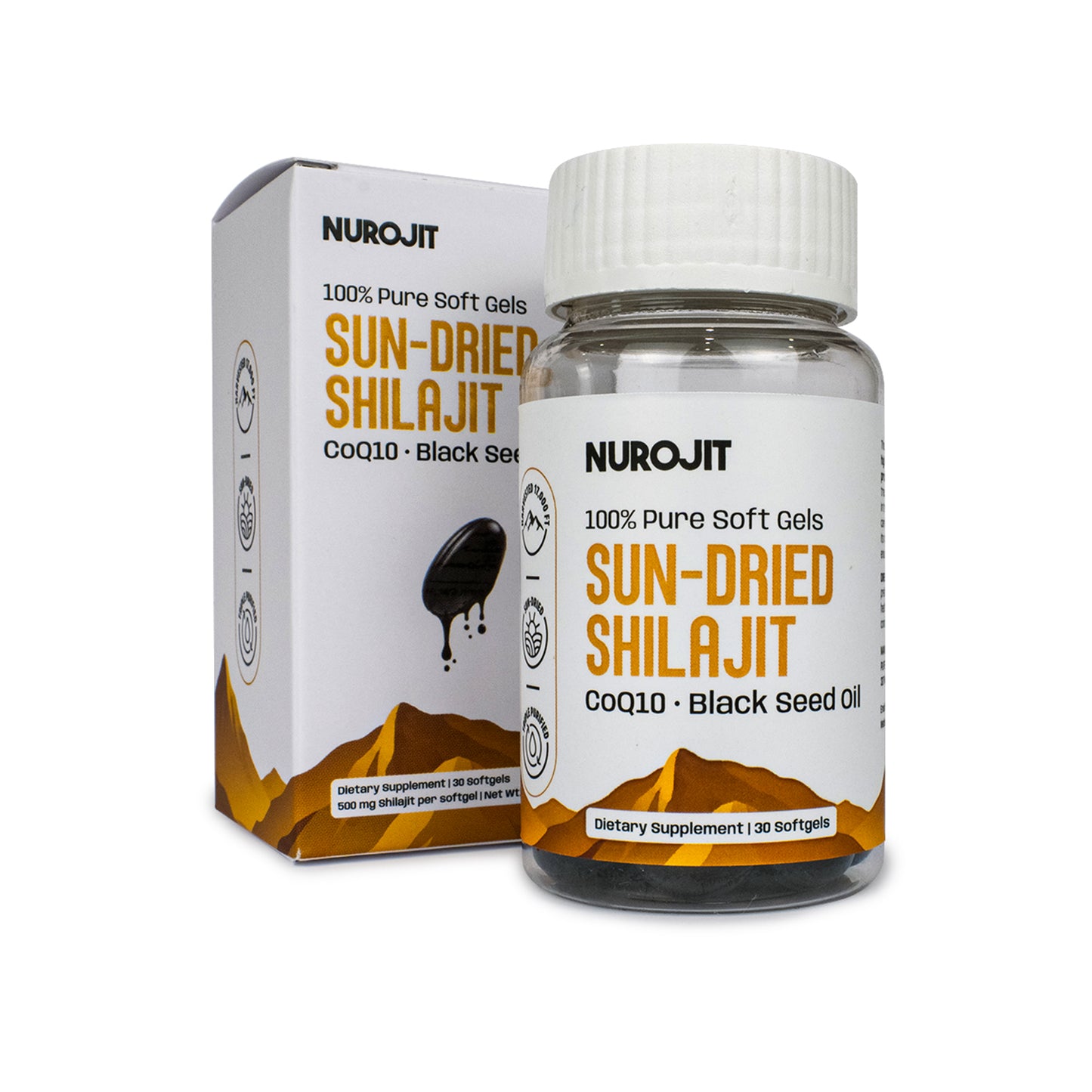Sun-Dried Shilajit Soft Gel