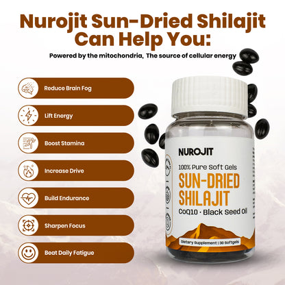 Sun-Dried Shilajit Soft Gel