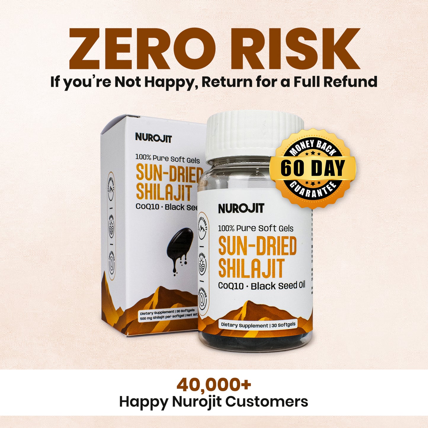 Sun-Dried Shilajit Soft Gel