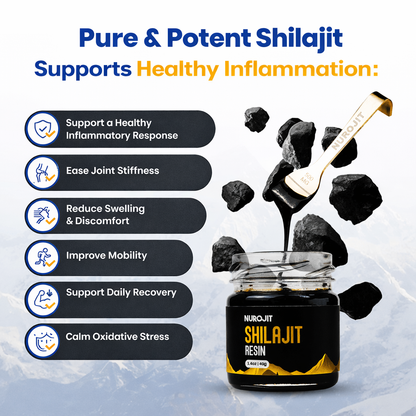 Inflammation Support Pure Shilajit Resin - NuroJit