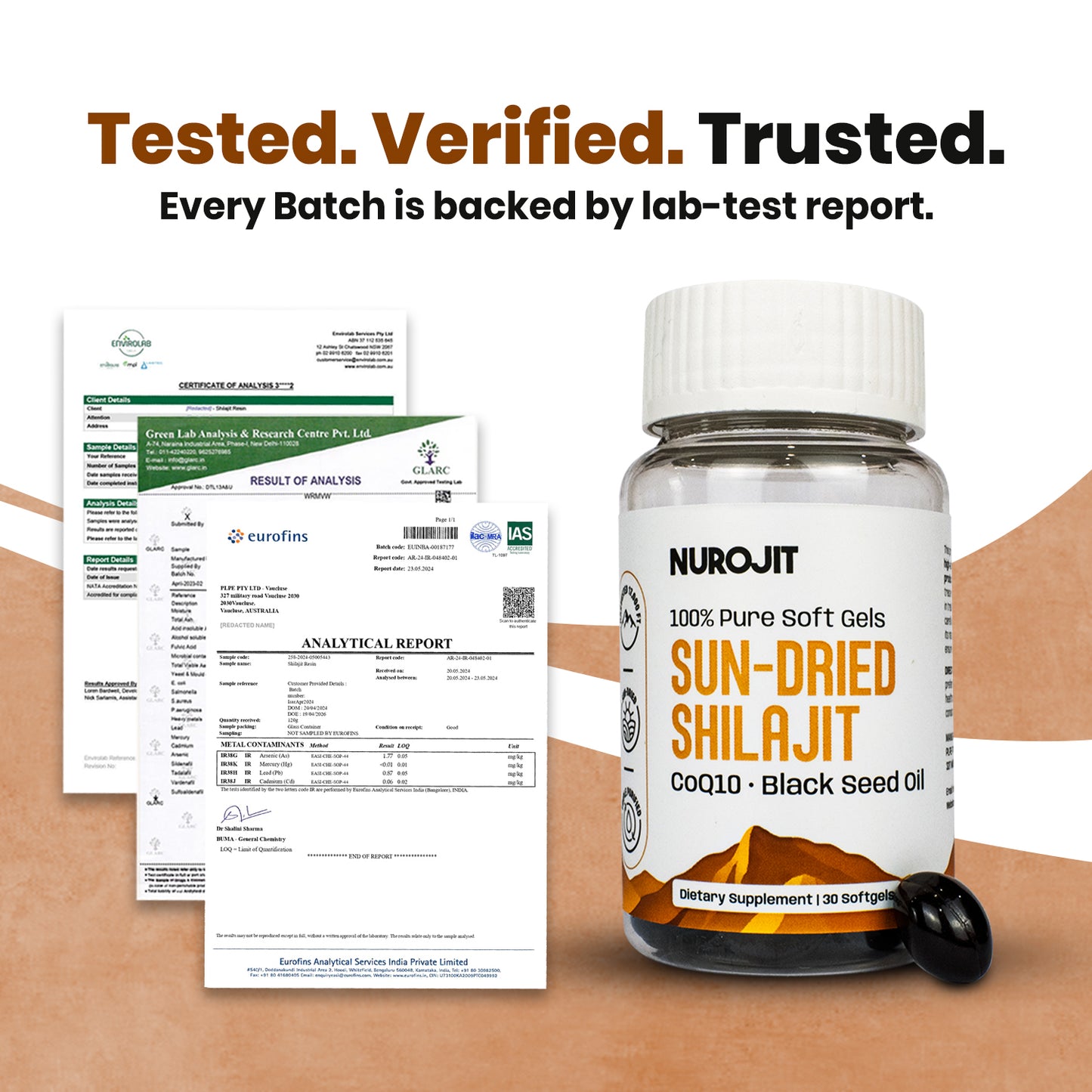 Sun-Dried Shilajit Soft Gel