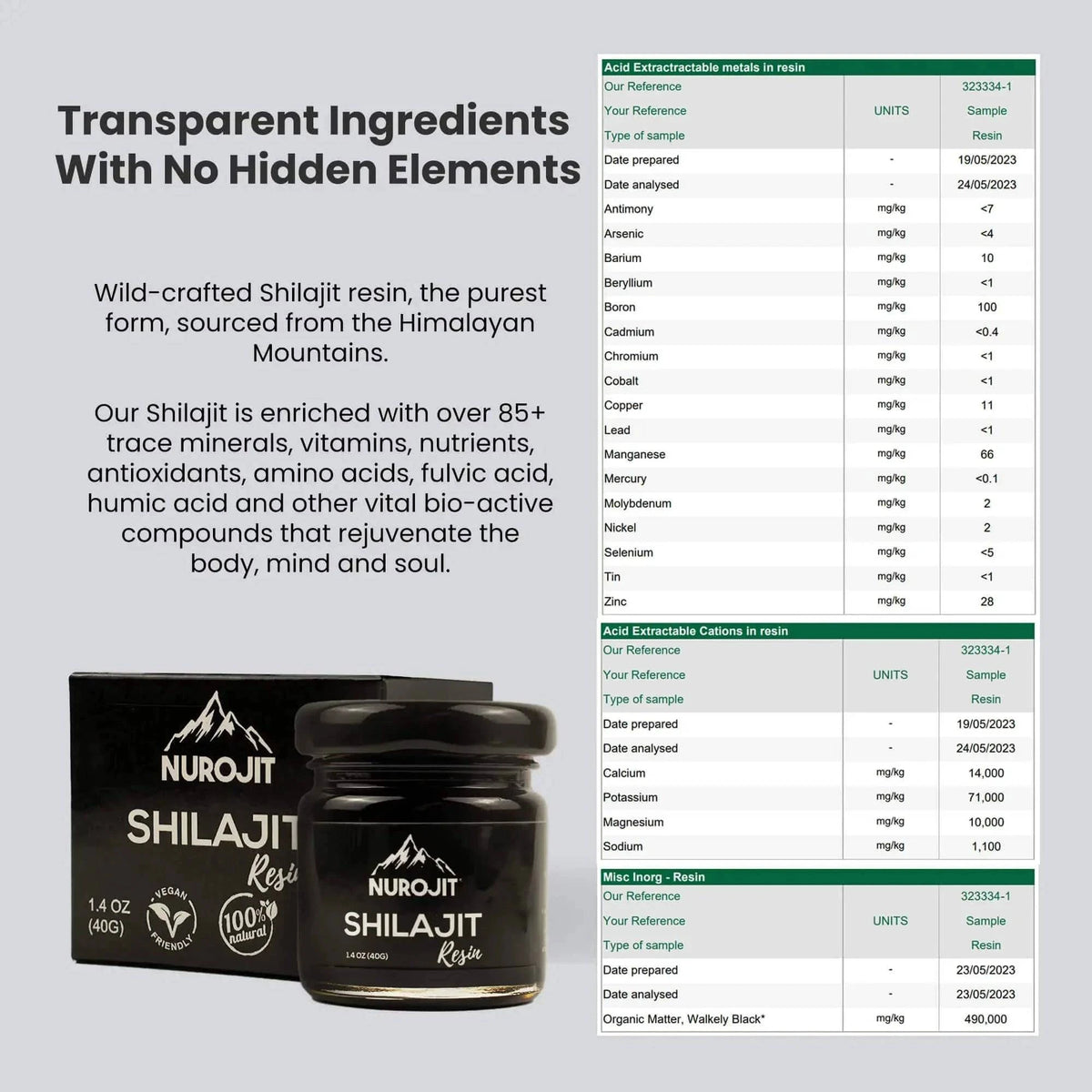 Pure Shilajit Resin – NuroJit