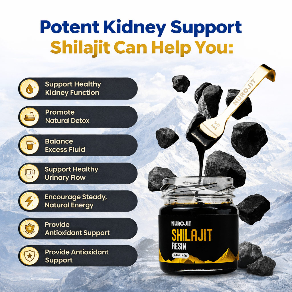 Kidney Support Pure Shilajit Resin - NuroJit