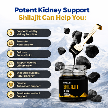 Kidney Support Pure Shilajit Resin - NuroJit