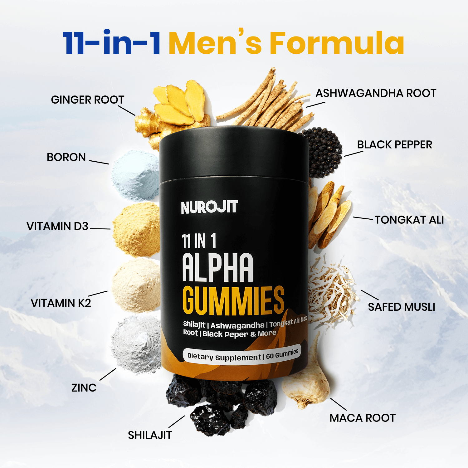 11-in-1 Alpha Gummies - NuroJit