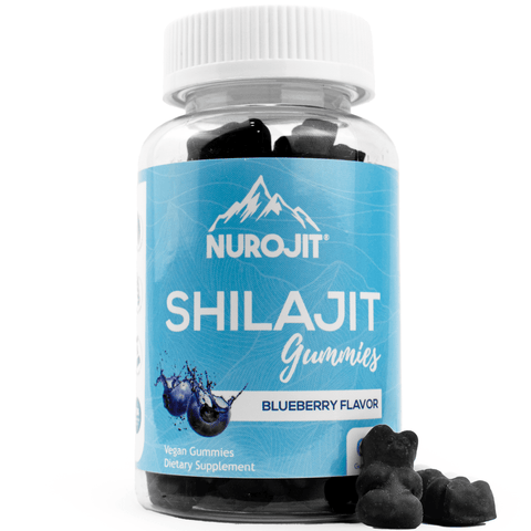 Shilajit aux bleuets-60 Gummies végétaliens