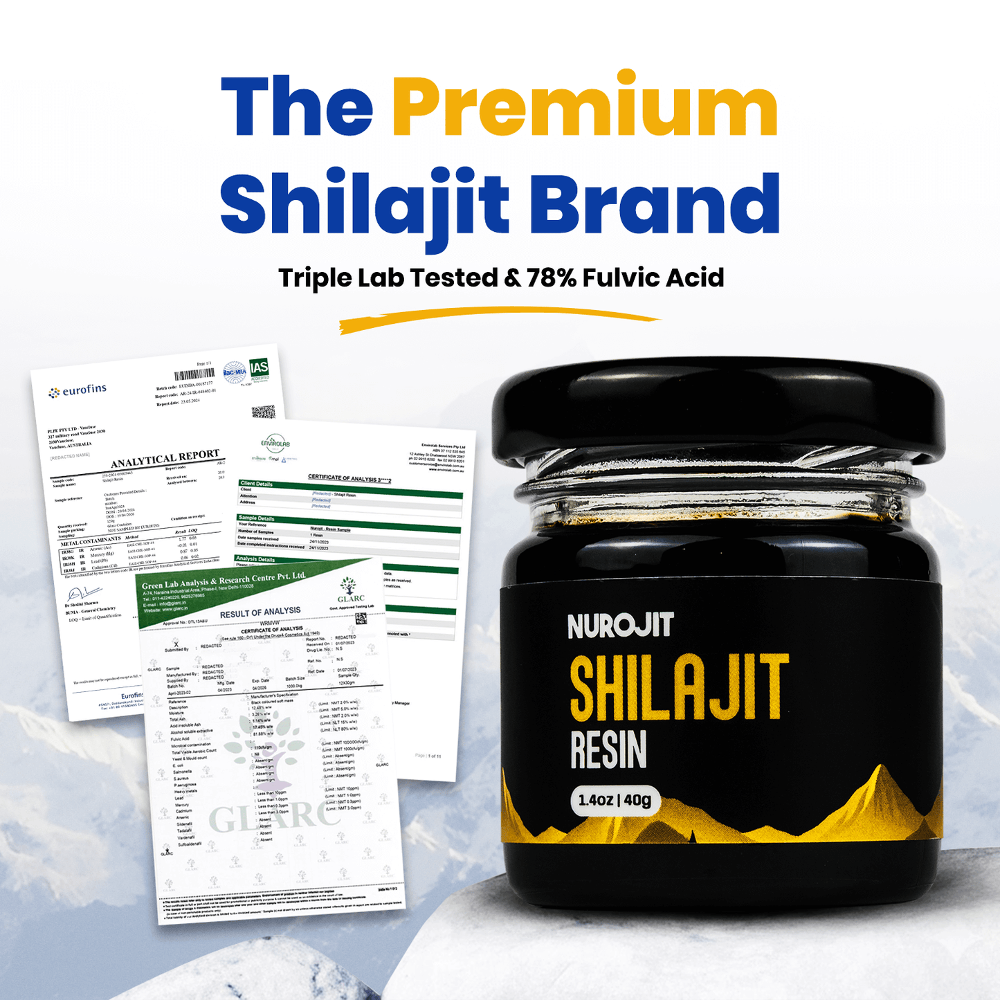 Pure Shilajit Resin - NuroJit