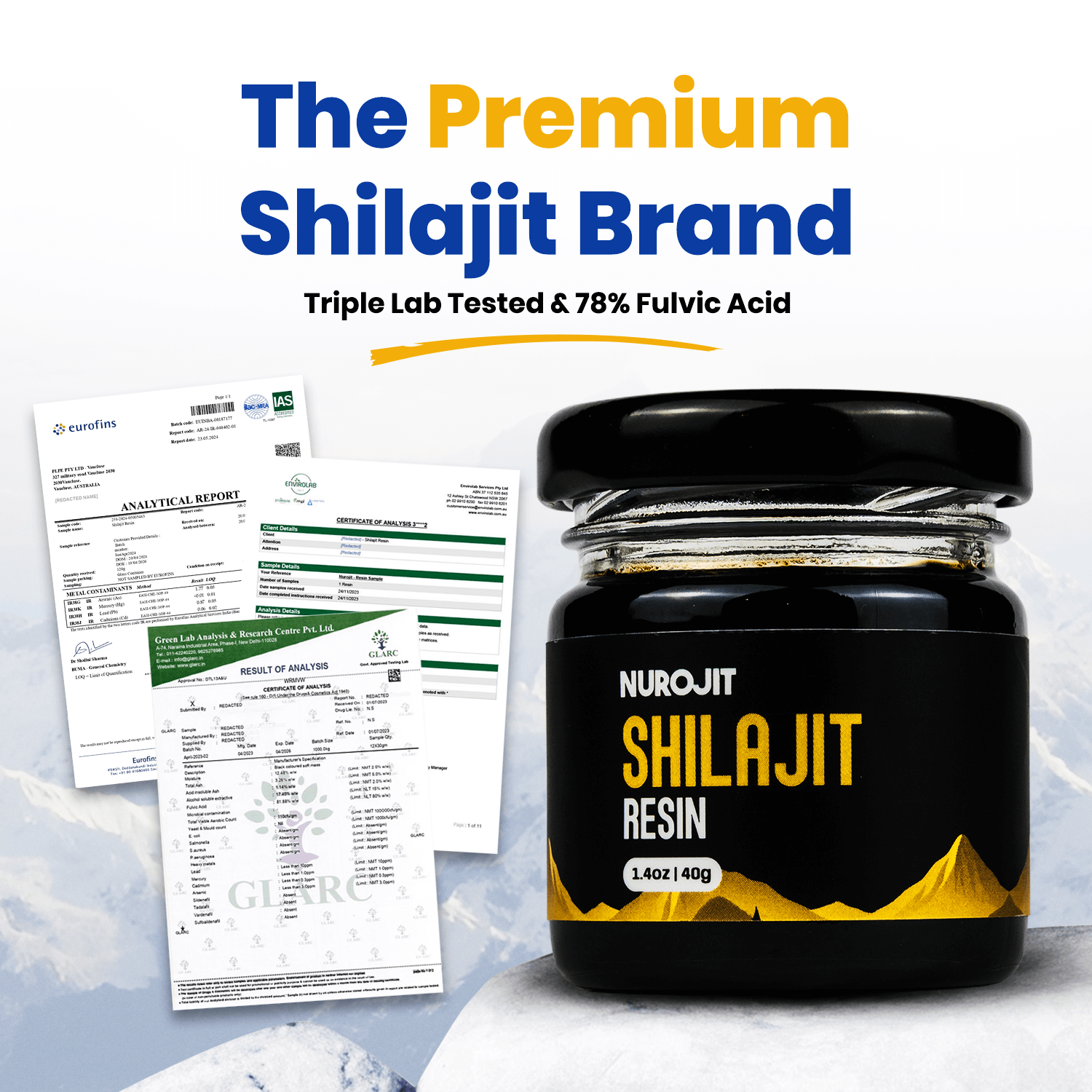 Pure Shilajit Resin - NuroJit
